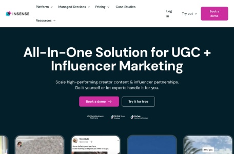 Insense: #1 Influencer Marketing Platform for UGC & Creator Ads